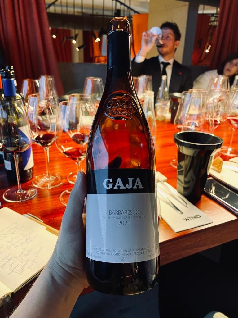 GAJA Barbaresco 2021 en degustación de GAJA en Buenos Aires