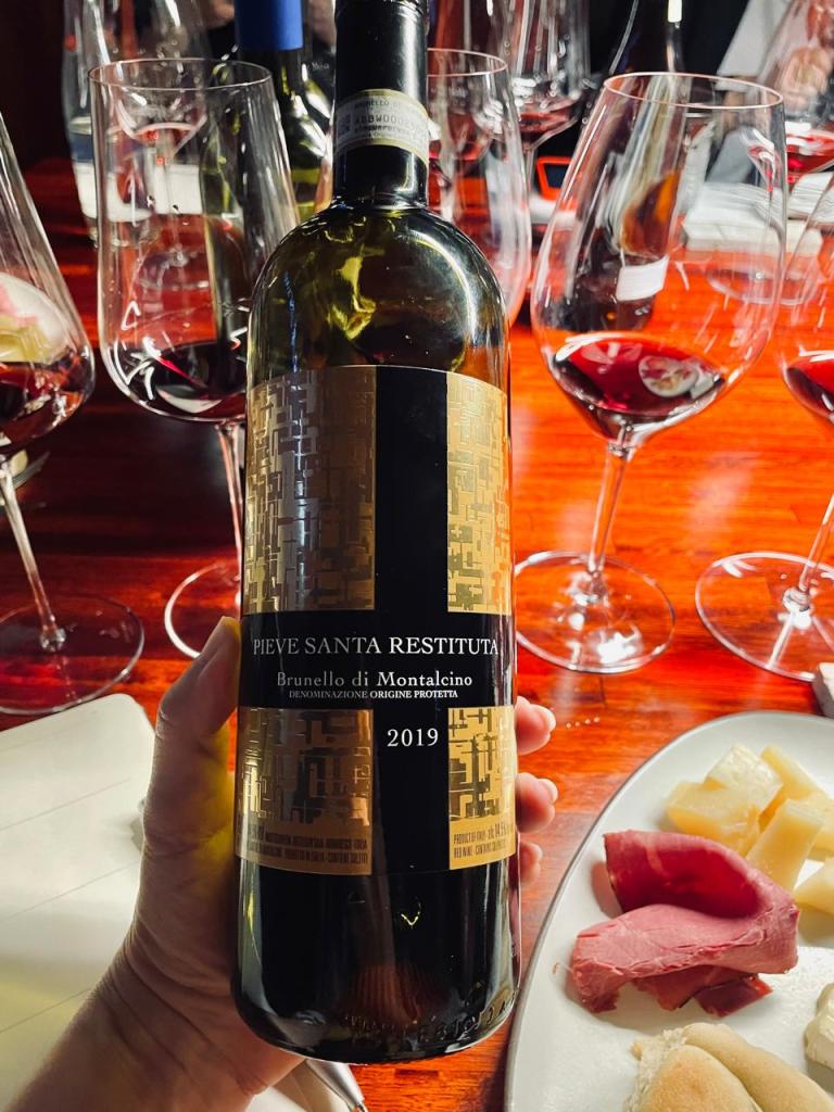 Brunello di Montalcino de Pieve Santa Restituta en degustación de GAJA en Buenos Aires